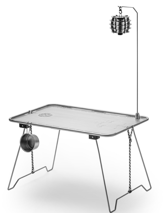 [Hideoff] Metal Tube Checker Board & Chrome Series 2P Table