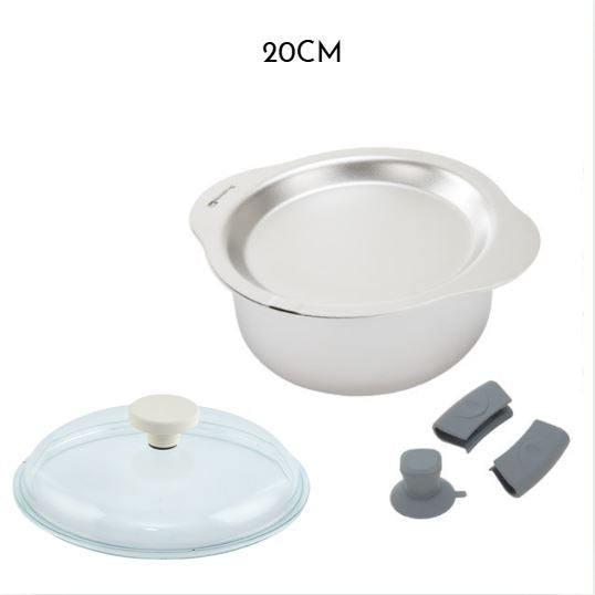 [Silverstar] 316 STS Stainless Pot & Lid Set