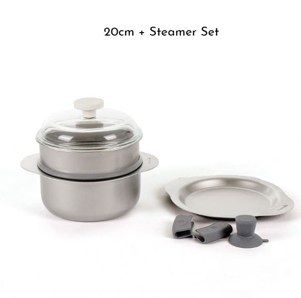 [Silverstar] 316 STS Stainless Pot & Lid Set