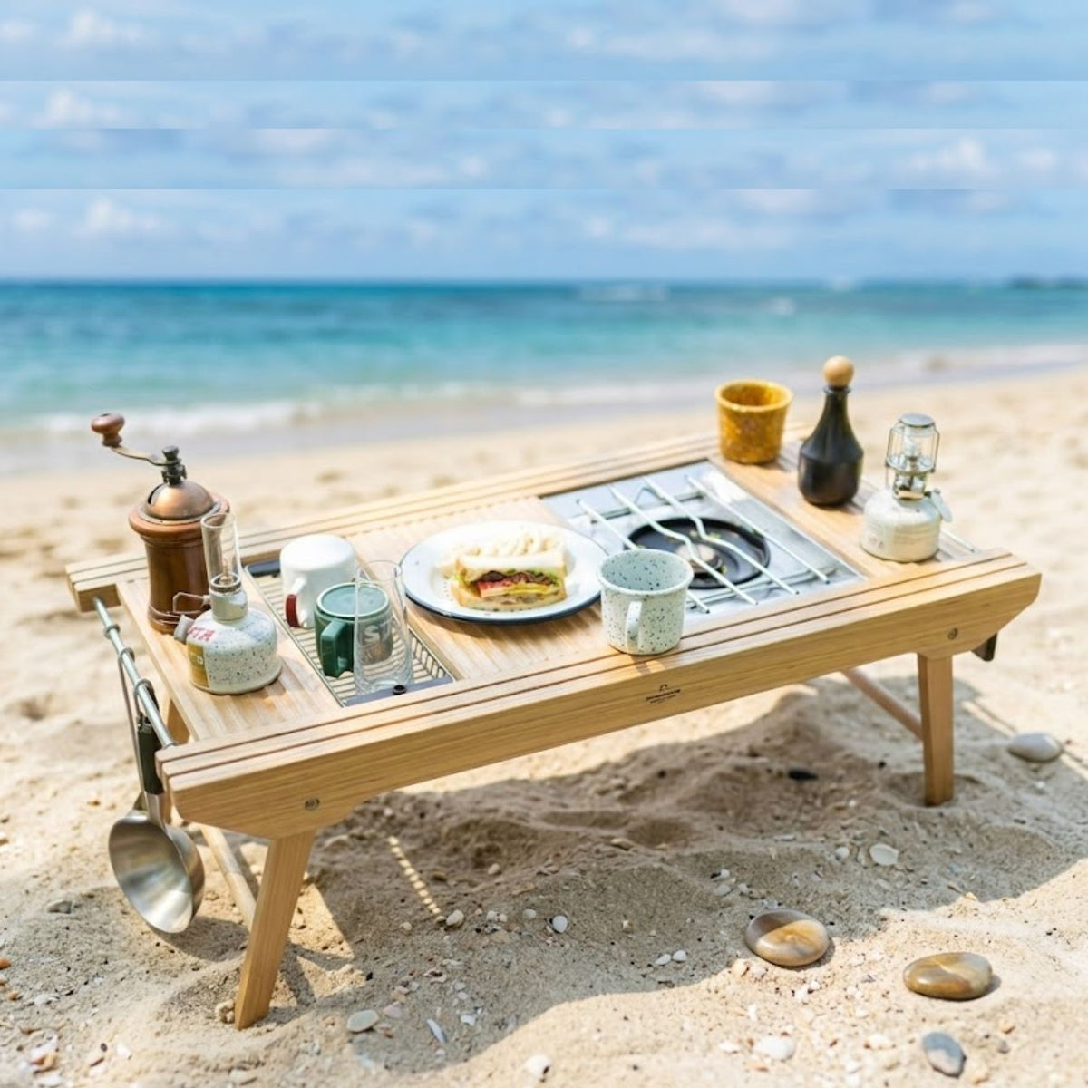 [Machen] Versatile Modular Wooden Camping Living Table