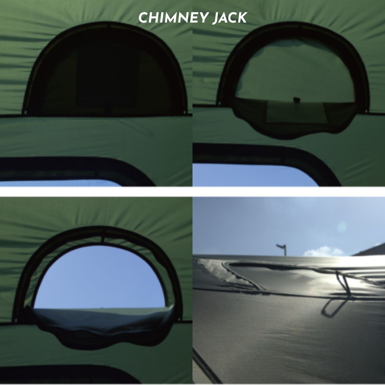 [We Can Trip] Model D Light-Weighted Air Tent, Shelter (Khaki, Black)