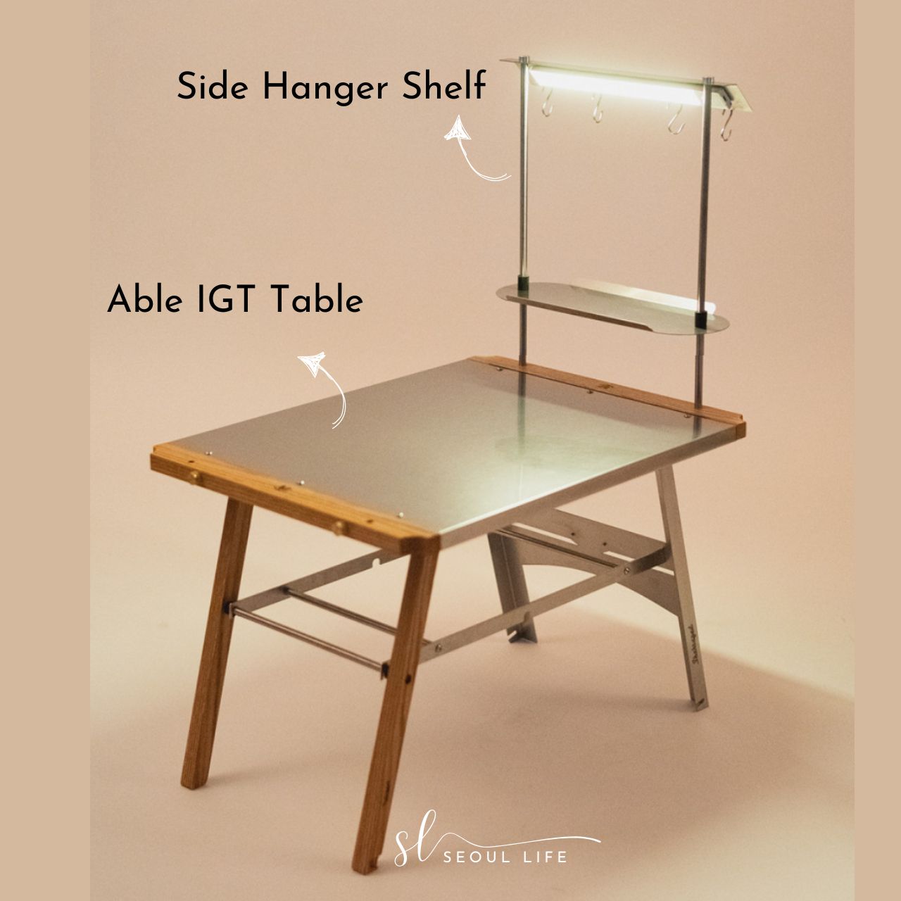 [Shahrazad] Able Extension IGT Table, Muti-function, Foldable Camping Table