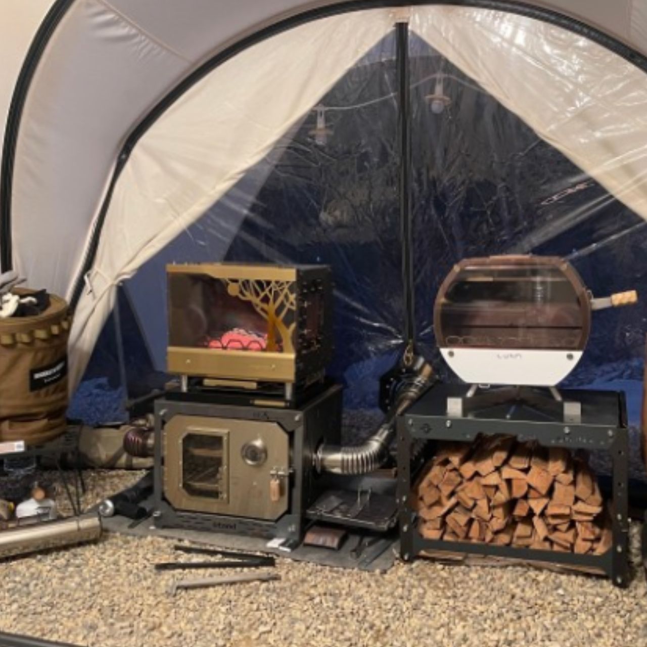 [Victory Camp] Giving Tree Square Camping Wood Stove