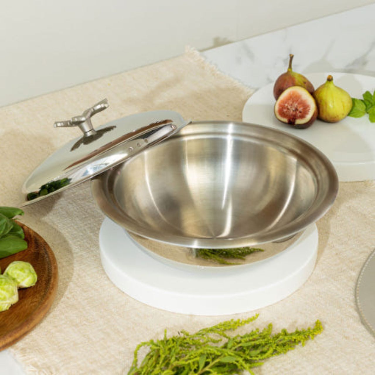 [finnilo] 316Ti 5-ply stainless gourmet stew pot (Maple)