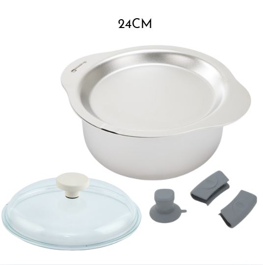 [Silverstar] 316 STS Stainless Pot & Lid Set