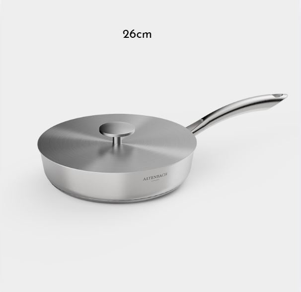 [Altenbach] Multi 5-Ply Deep Sauté Pan Set