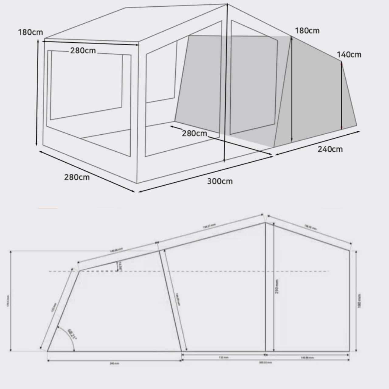 【新品】ベイカーエアー4Ｐbaker 4p（ARBOR outdoor） Arbor] * Pre-order* Baker 4p Air Tent, Camping Shelter