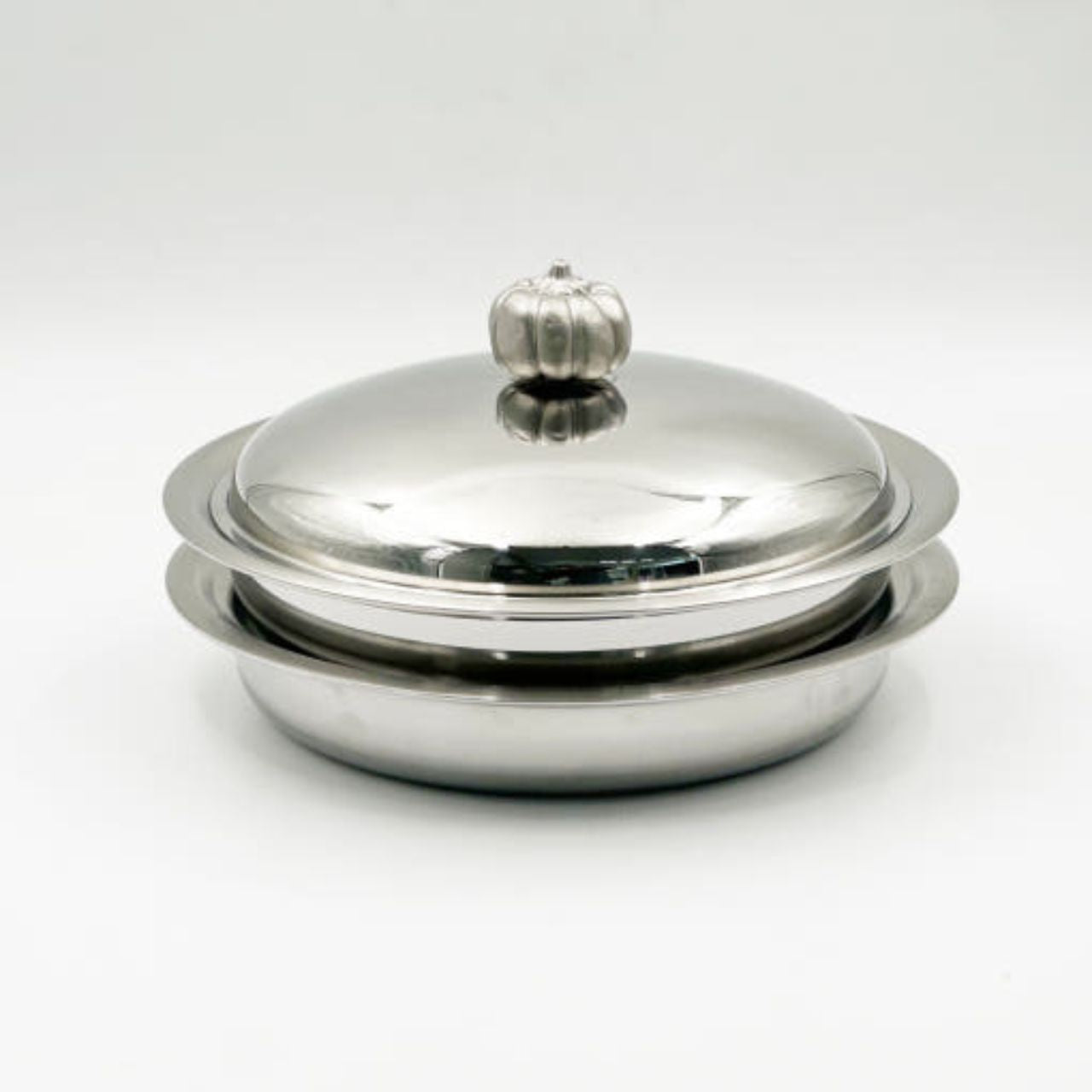 [finnilo] 316ti Stainless Stew Pot with Roaster Pan (Pumpkin)