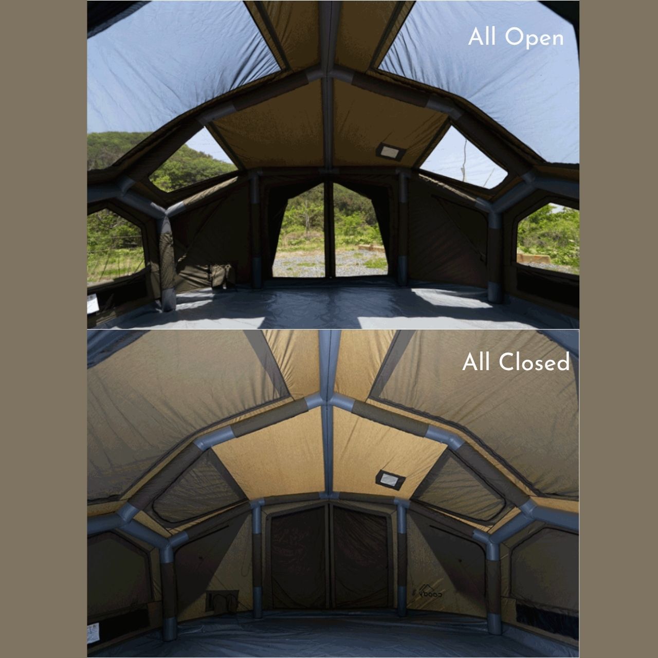 [Coody] Bestona Air Tent, Family Tent with Tarp