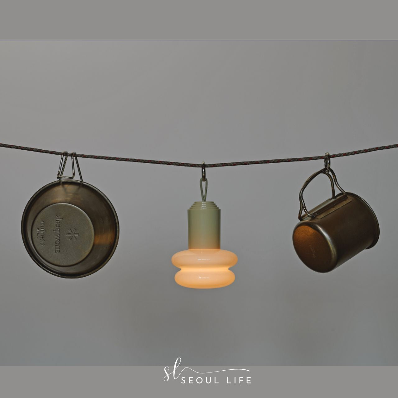 [ILKW] Snowman8 Multi-Use Portable Camping Lamp, Table Lamp, Lantern