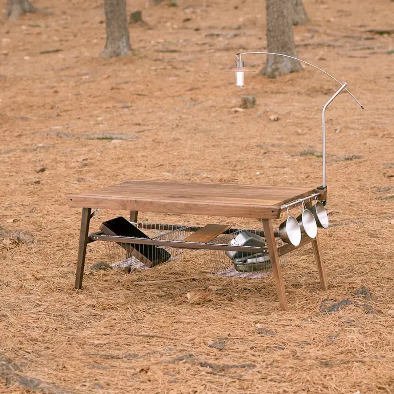 [Tesup] *Klotz Table* Handcraft Extendable  Wooden Folding Camping Table