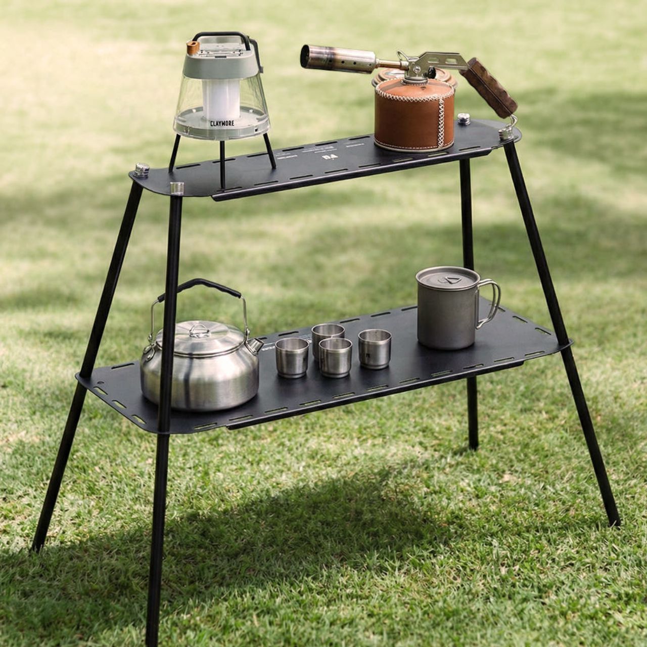 [PILMOA] Tactical Heavy Duty 2-Tier Camping Expansion Shelf