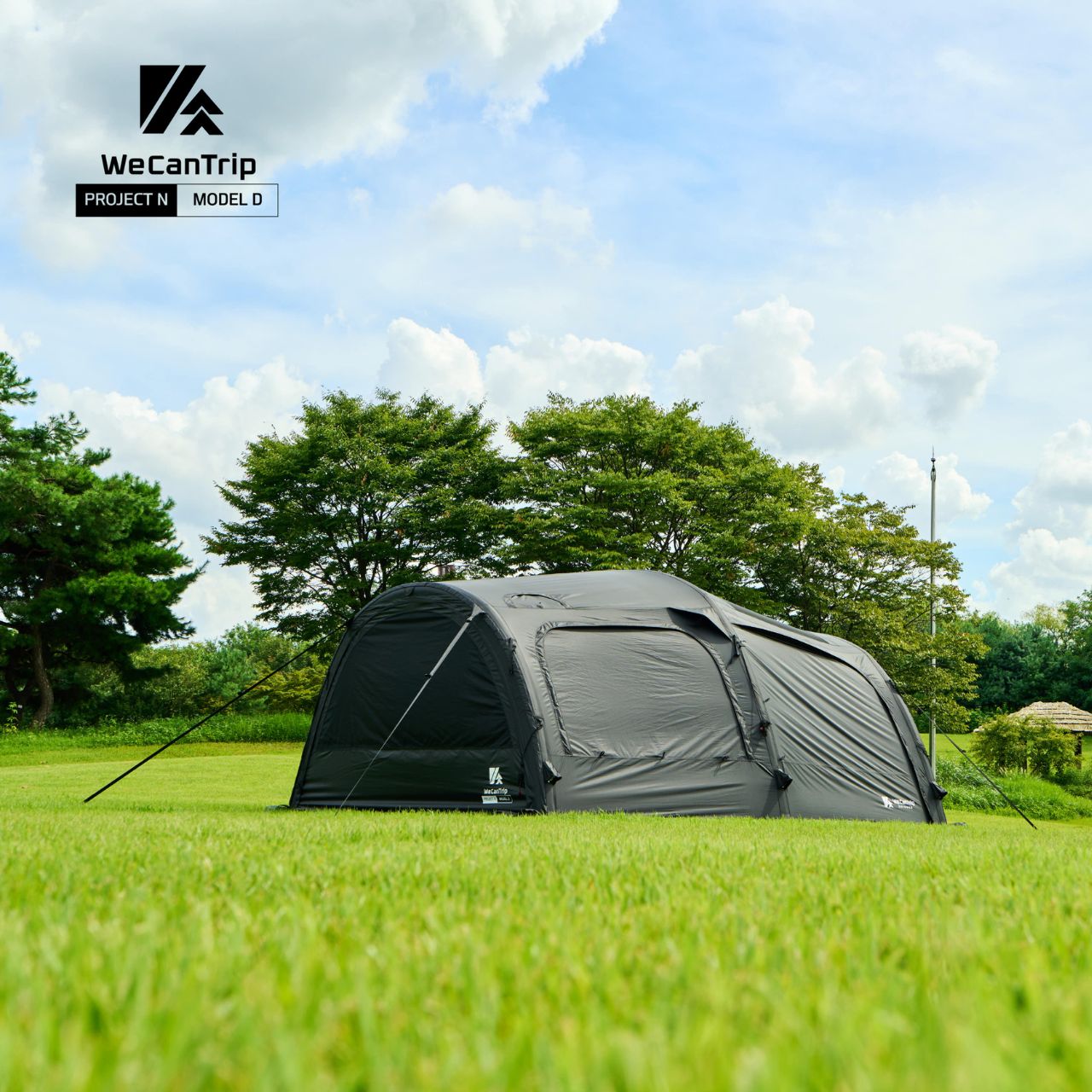 [We Can Trip] Model D Light-Weighted Air Tent, Shelter (Khaki, Black)