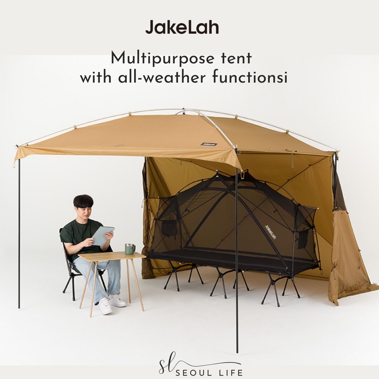 [Jakelah] J.x 2.5 Multipurpose tent with all-weather functions