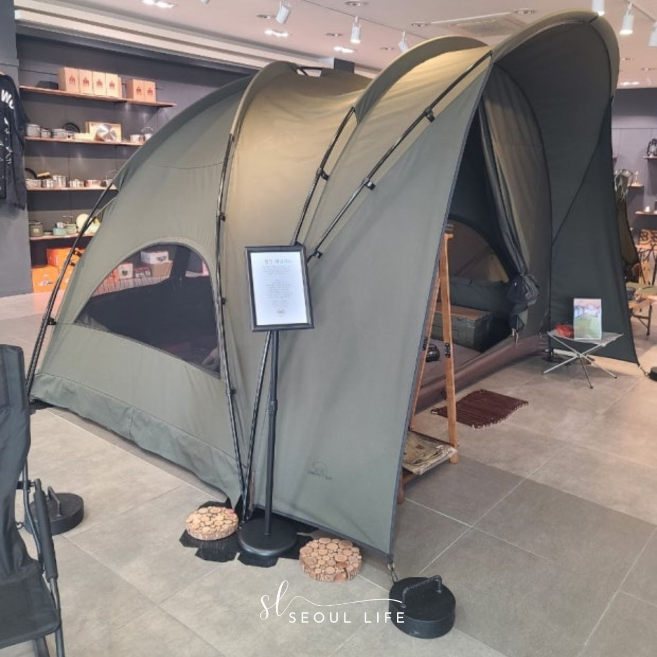 [Campingkan] Regulus Connecting Tent, Connectable Design with other Campingkan tent.