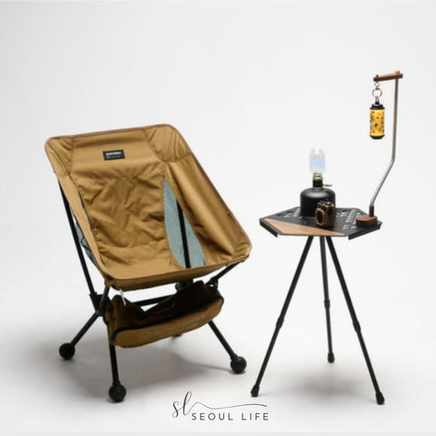 *Shahzarad* Hexa camping side table, camping lantern table, Made in Korea