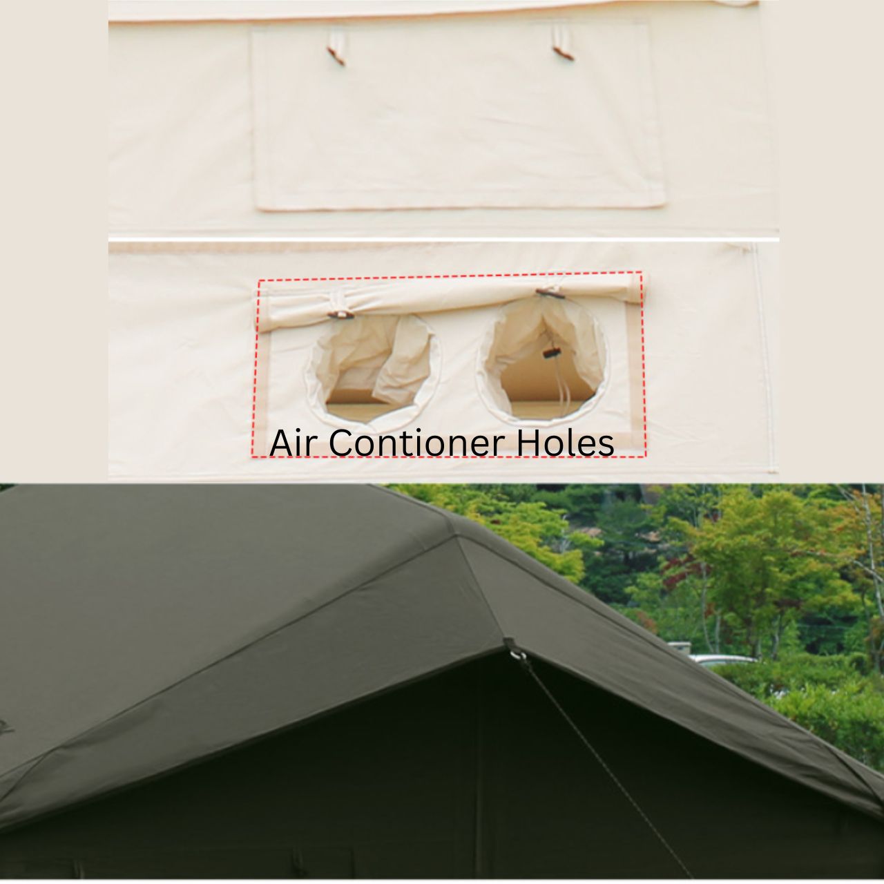 [Airnok] 8.0T Alpha Cube Lightweight Air Tent, Shelter