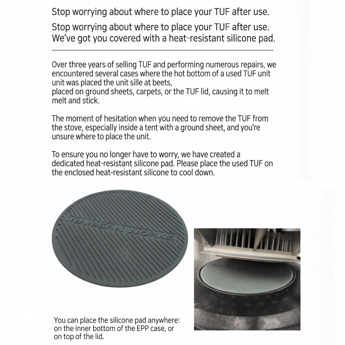 [Namsan Works] TUF Non-Electric Stove Fan MK2