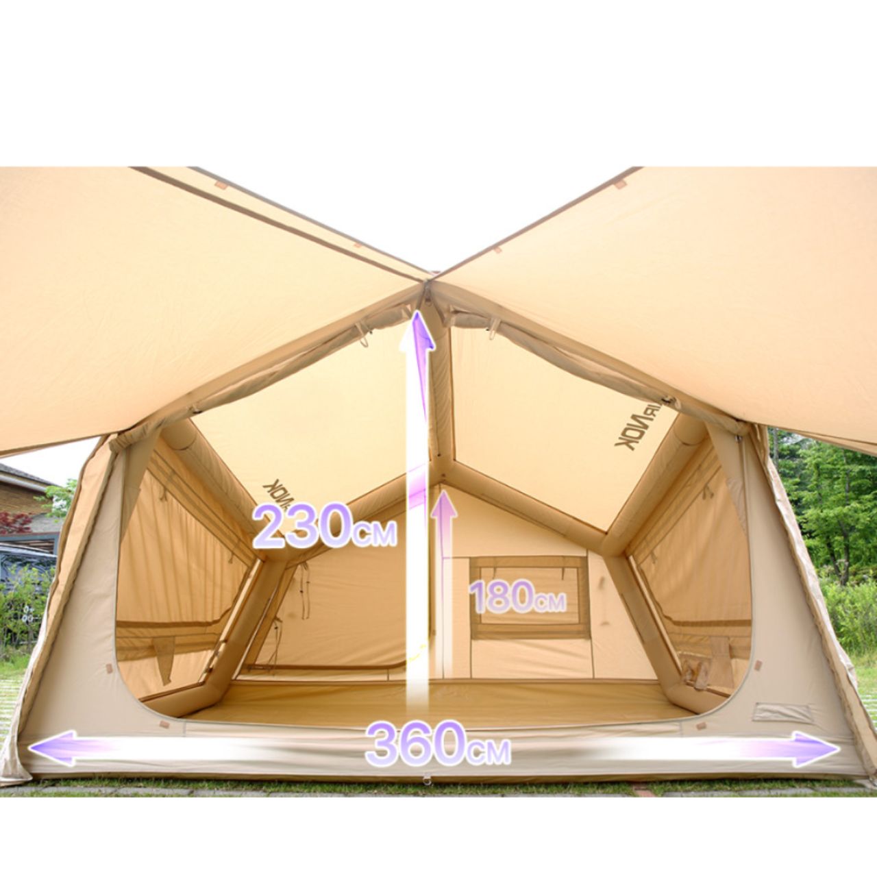 [Airnok] 8.0T Alpha Cube Lightweight Air Tent, Shelter