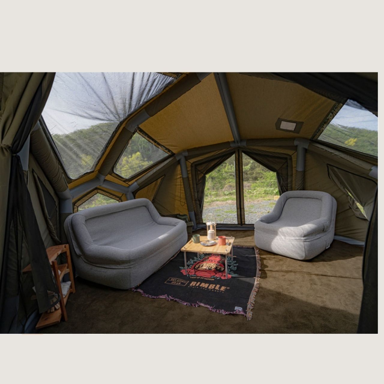 [Coody] Bestona Air Tent, Family Tent with Tarp