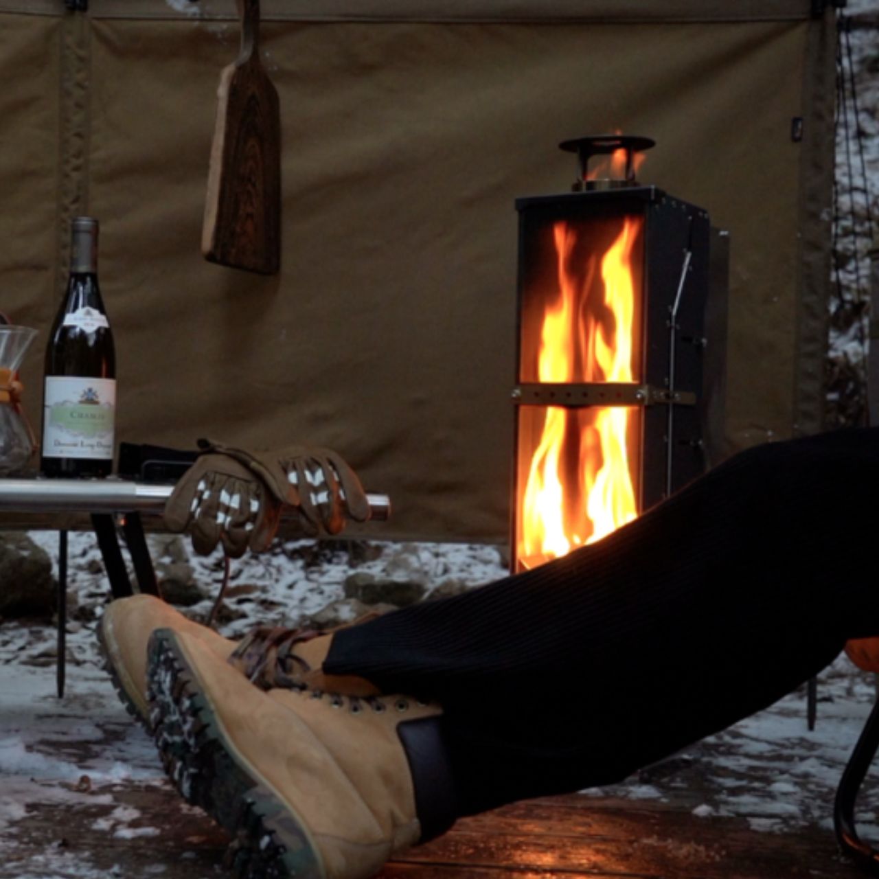 [Victory] Mono Classic Black Pellet Burning Camping Stove