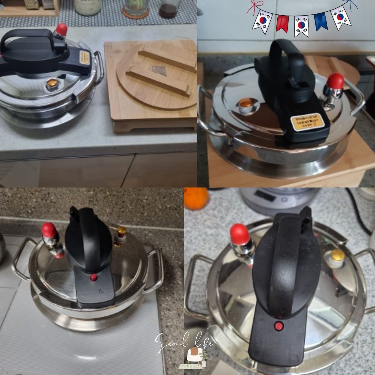 [Green Cook] Korean Rice Cooking Pot/ Pressure pot set