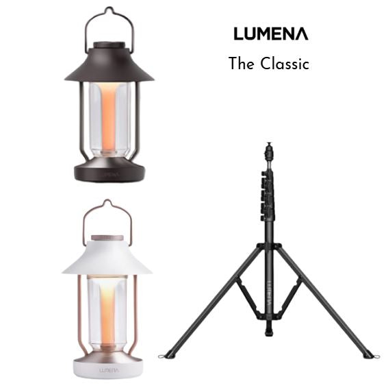 [Lumena] The Classic LED Camping lamp with T3 Tripod Stand
