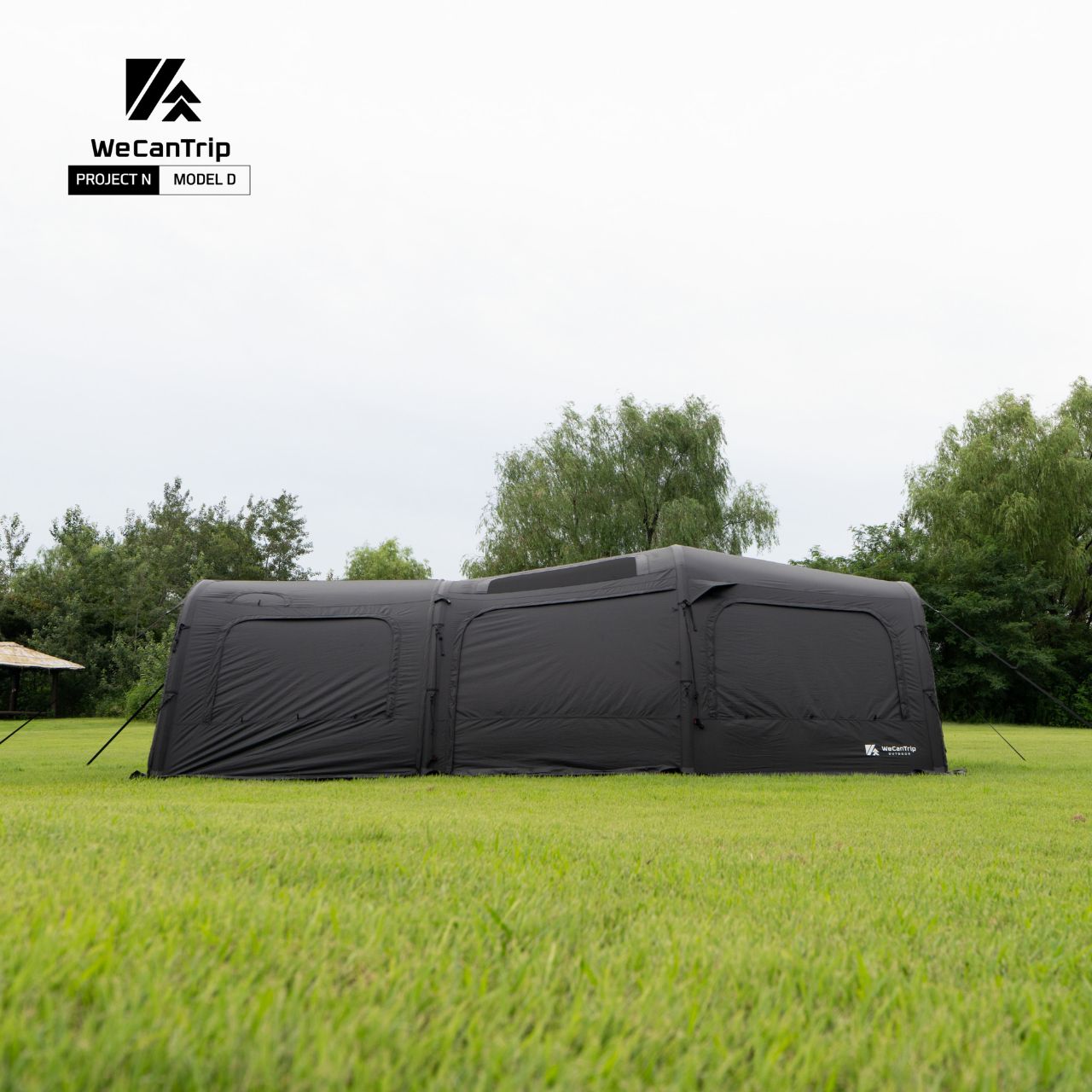 [We Can Trip] Model D Light-Weighted Air Tent, Shelter (Khaki, Black)