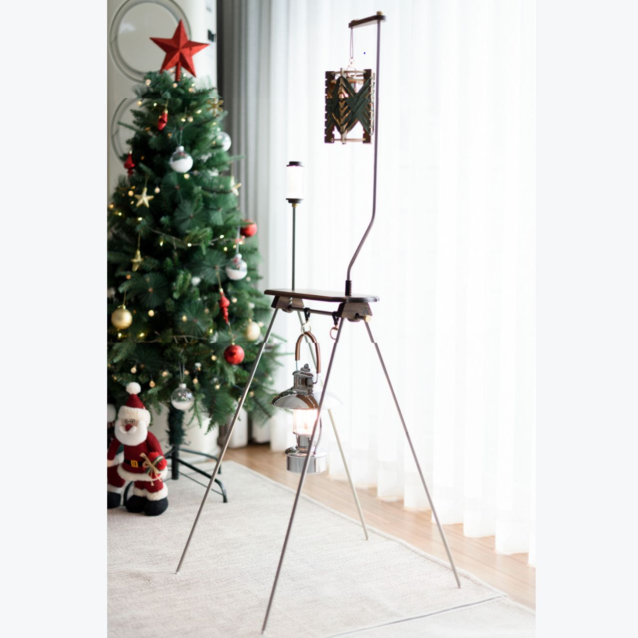 [Shahrazad] Handcarfted Wood lantern hanger stand/ Table/ Shelf