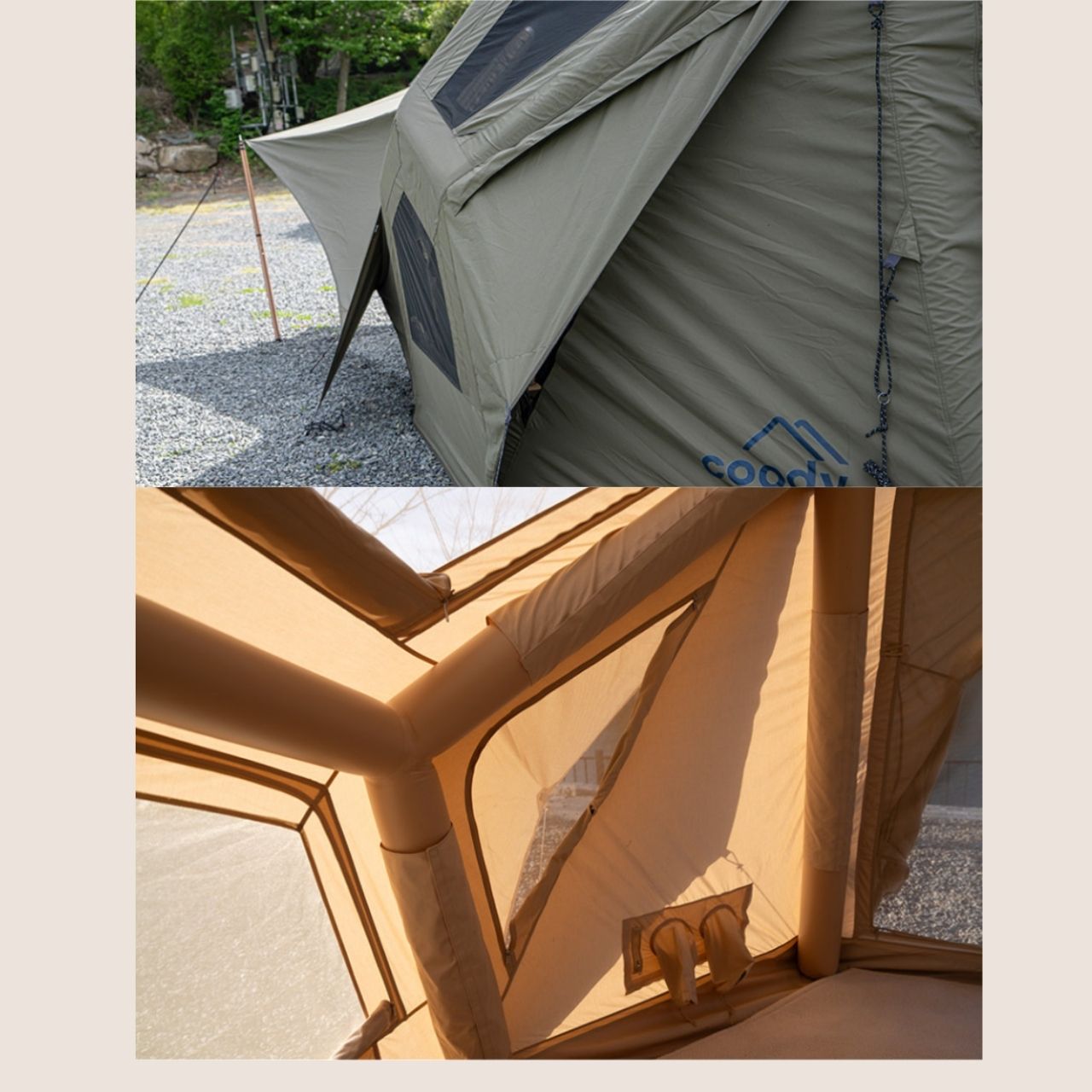 [Coody] Bestona Air Tent, Family Tent with Tarp