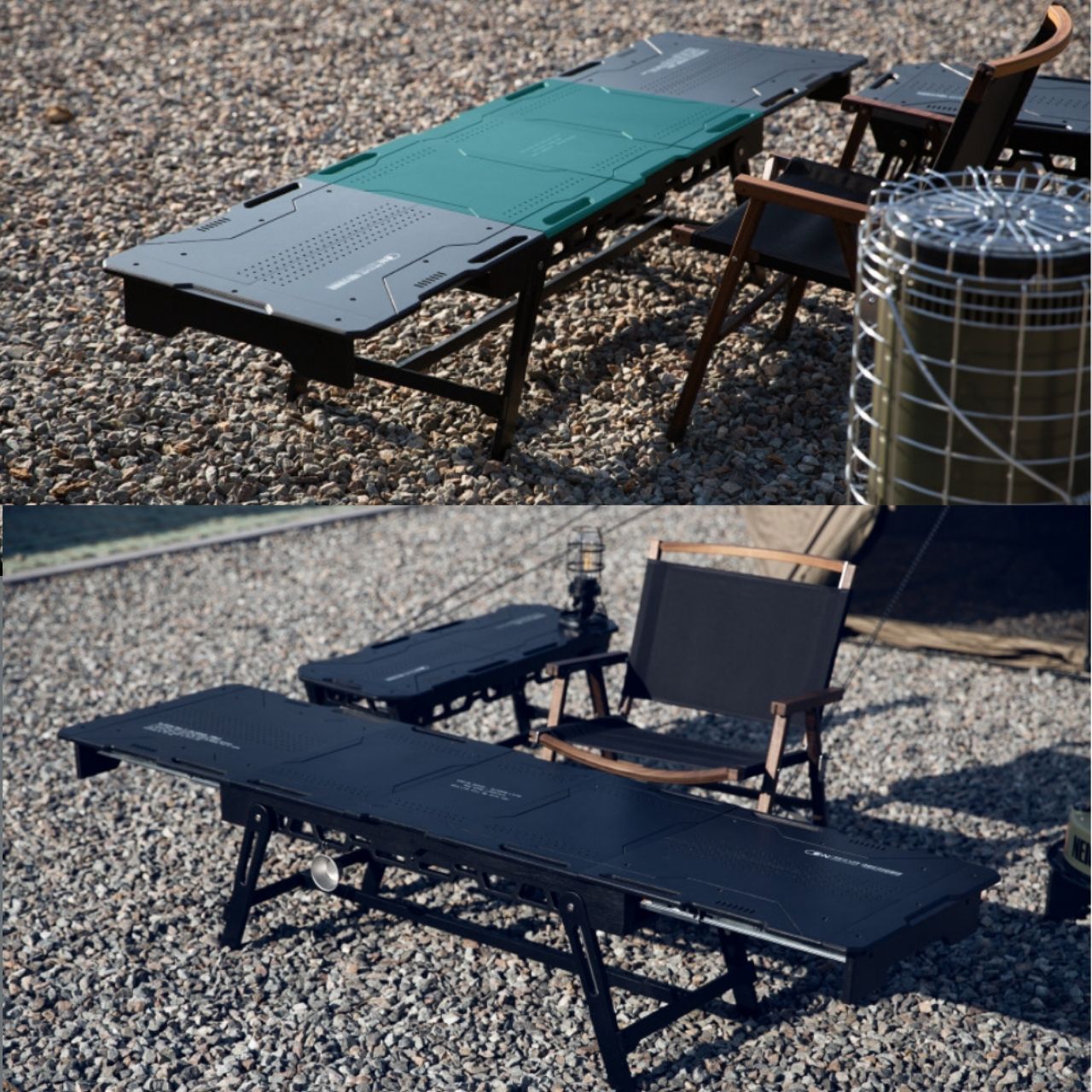 テーブル・チェア・ハンモック ON-U LIFE MY OWN MINI FOLDING TABLE On-U Life] My Own Sliding Camping Table, Wood Folding Table