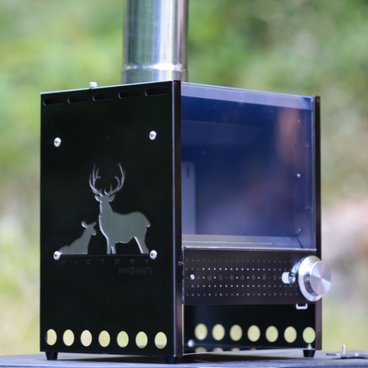 [Victory] Mona Outdoor 2-way Wood Stove w/ cooking space