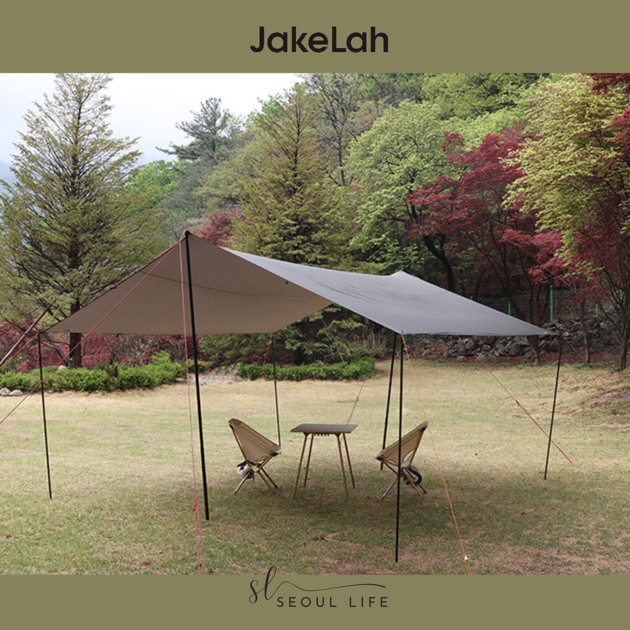 [Jakelah] J.tarp  DAC Poles 2450mm. Outdoor Camping