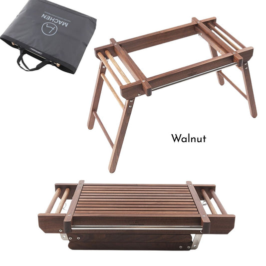 [Machen] Premium Handcrafted Wooden Burner Folding Table, Made in Korea