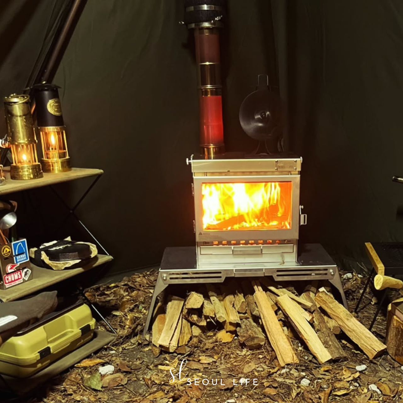 FAVILLA] Camping Woodstove IGNIS-F01 – SeoulLife
