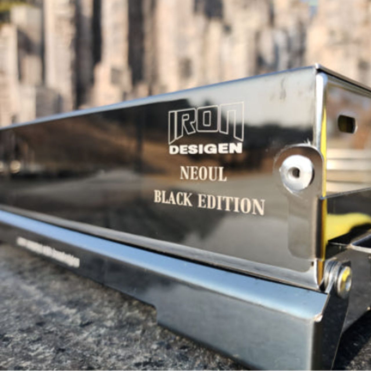 [Iron Design] Neoul Black Edition Indoor & Outdoor Ethanol Fire Stove