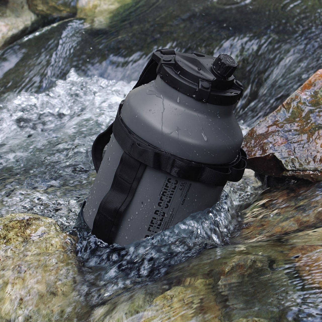 [KZM] Field TX SUS 304 ウォータージャグ 4.5 スタンドポール付き