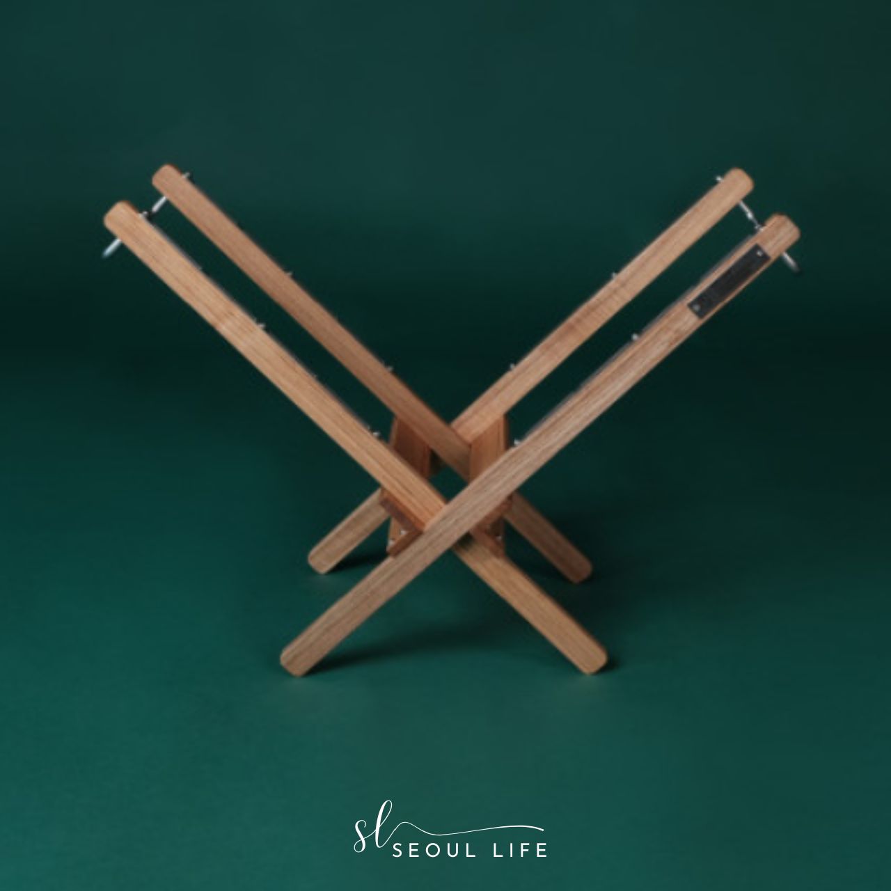 Handcraft Camping-fire Wooden Rack, Log Rack, Made in Korea