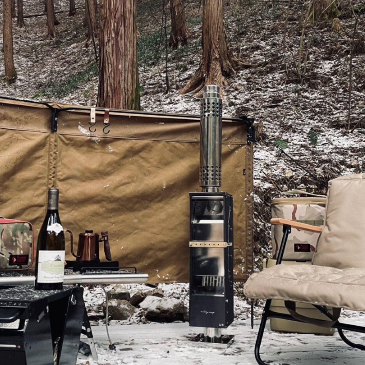 [Victory] Mono Classic Black Pellet Burning Camping Stove