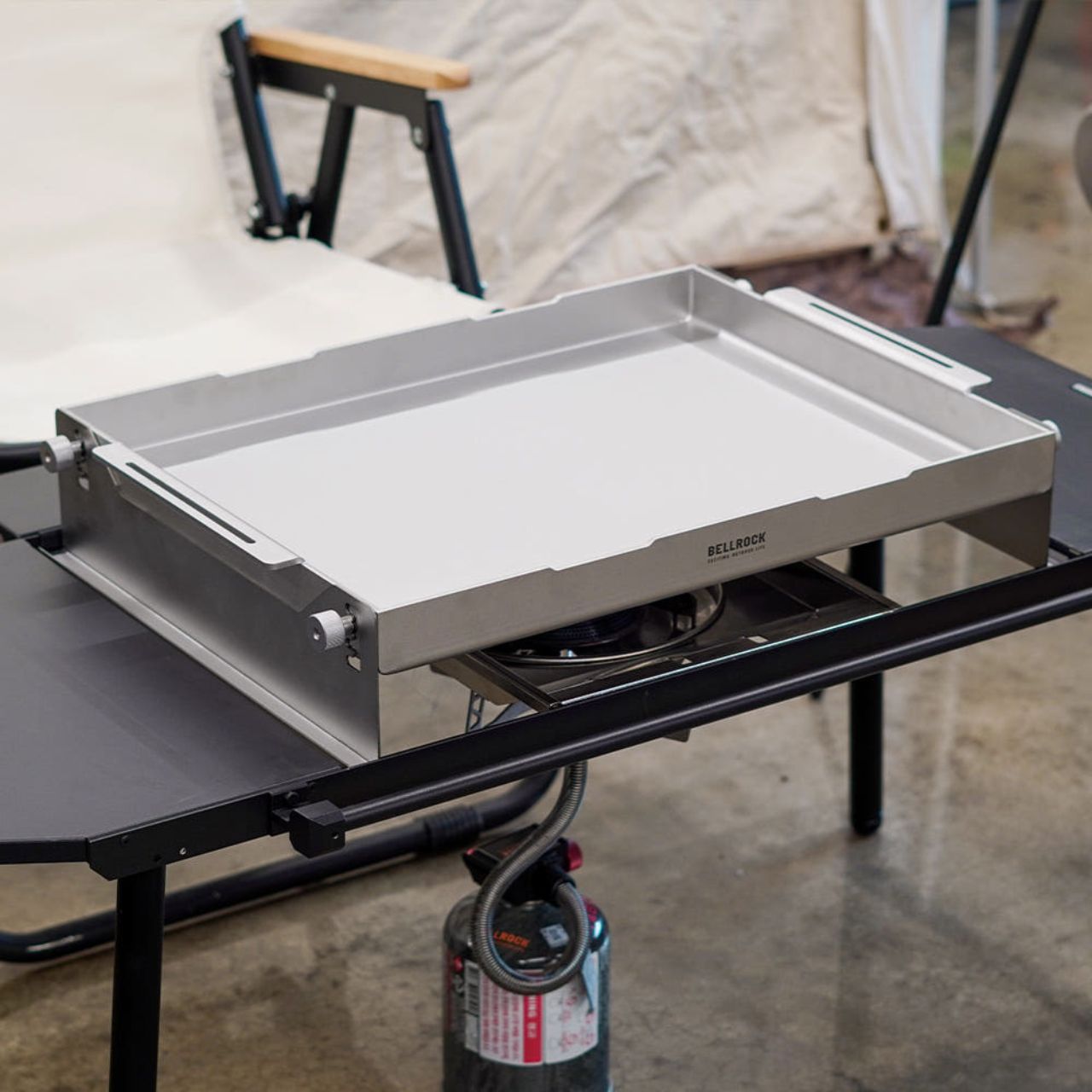 [BellRock] Height-Adjustable IGT Teppanyaki  Griddle Pan Set