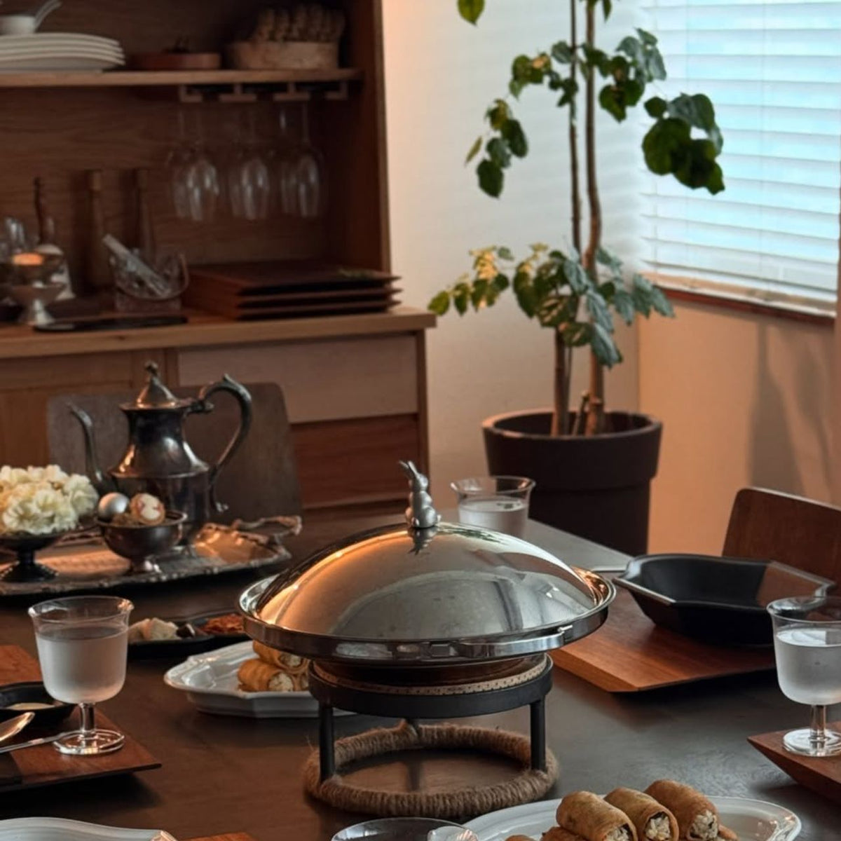 [Kuper] Caritas SUS 304 Griddle Steamer Pan with Rabbit Lid Version
