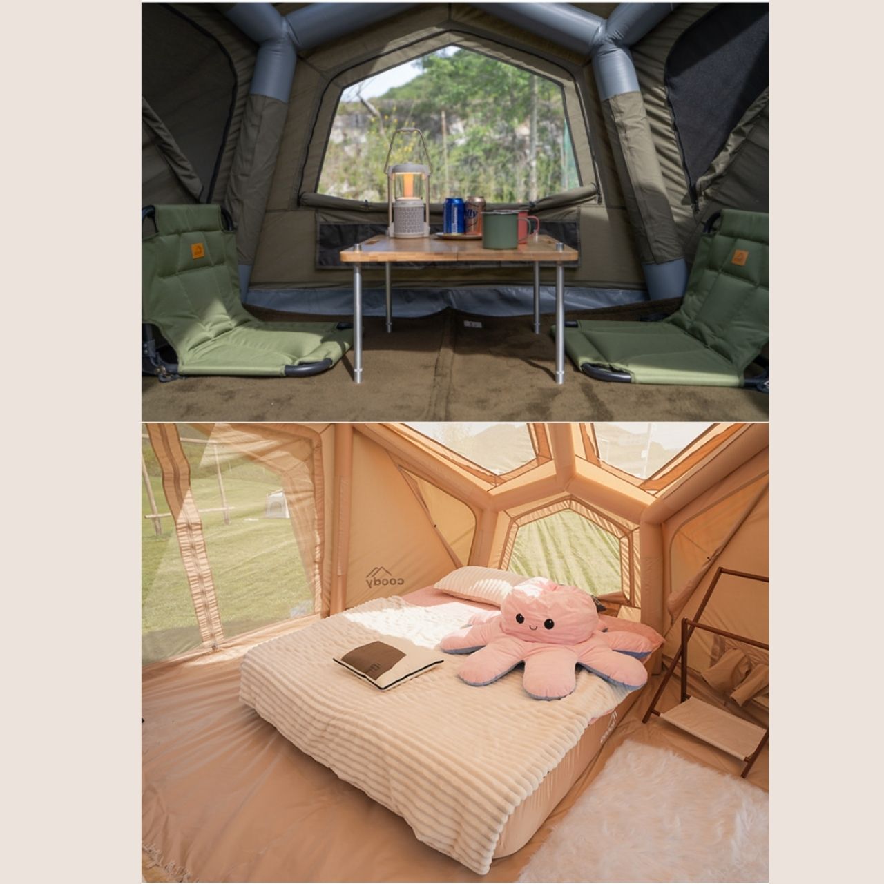 [Coody] Bestona Air Tent, Family Tent with Tarp
