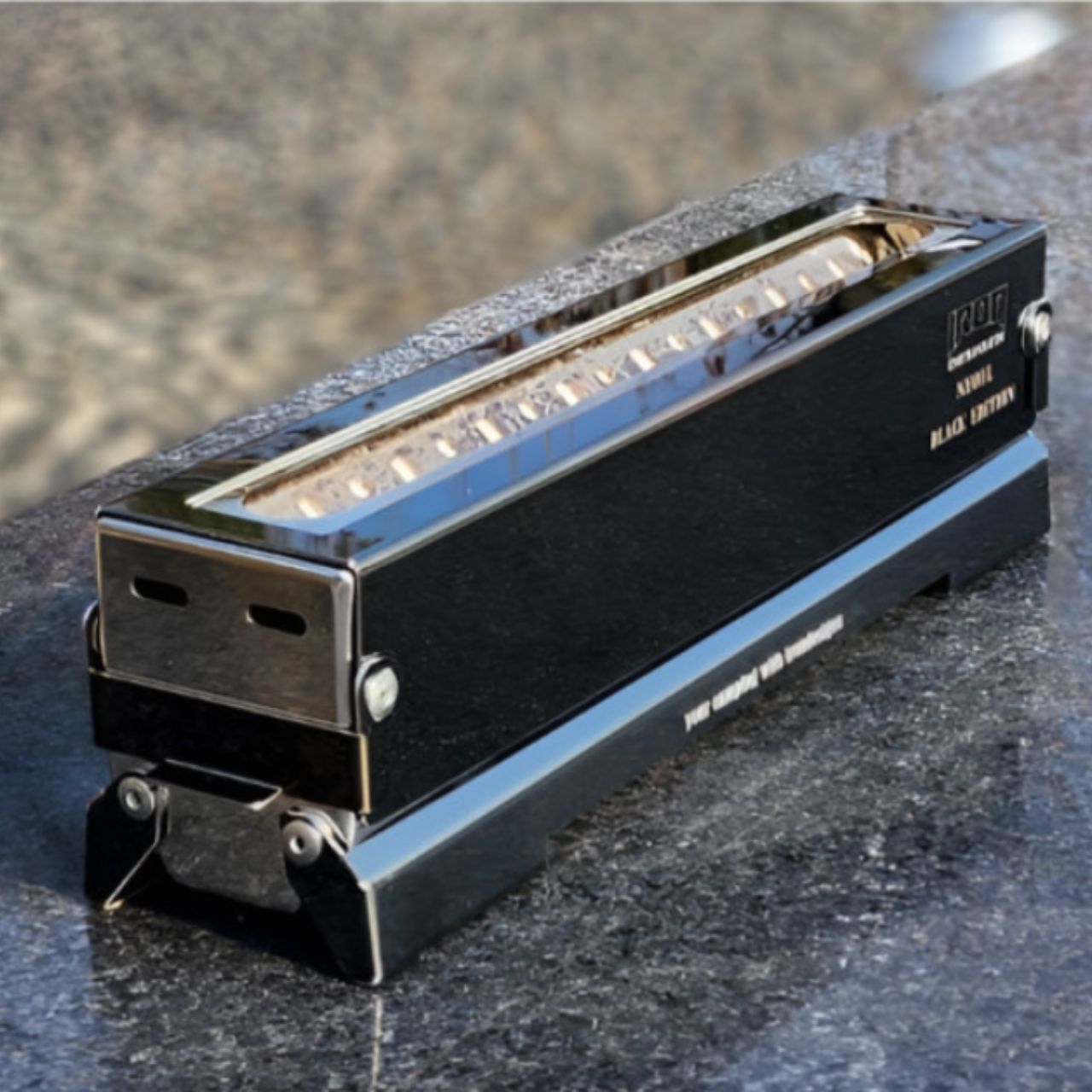 [Iron Design] Neoul Black Edition Indoor & Outdoor Ethanol Fire Stove