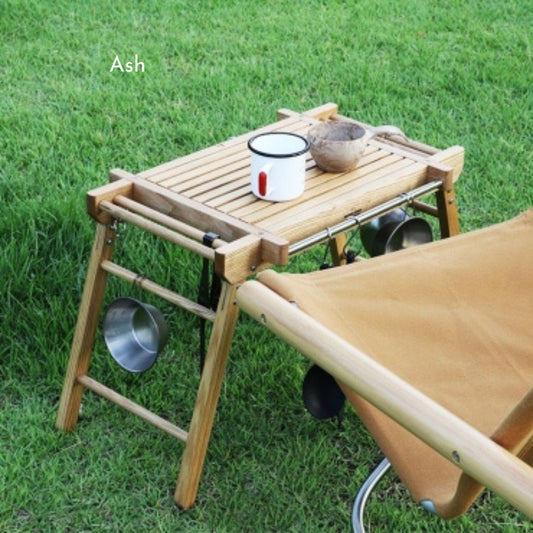 [Machen] Premium Handcrafted Wooden Burner Folding Table, Made in Korea