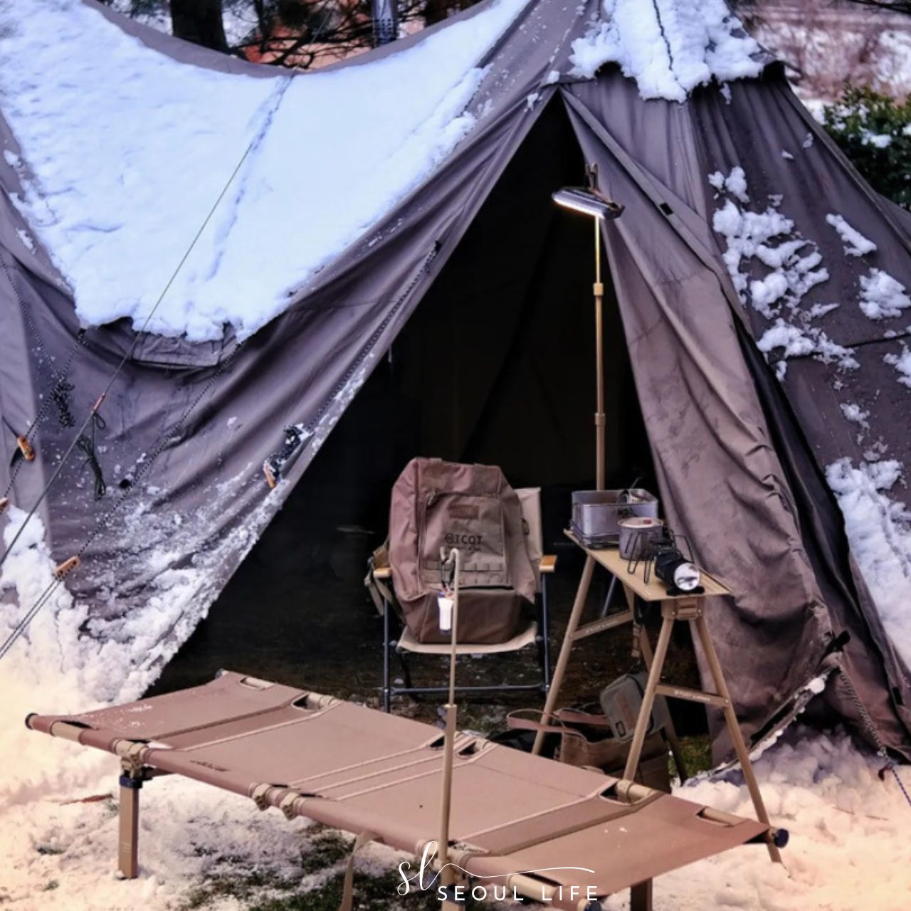 [TCOT] Military type One-touch Field Camping Bed