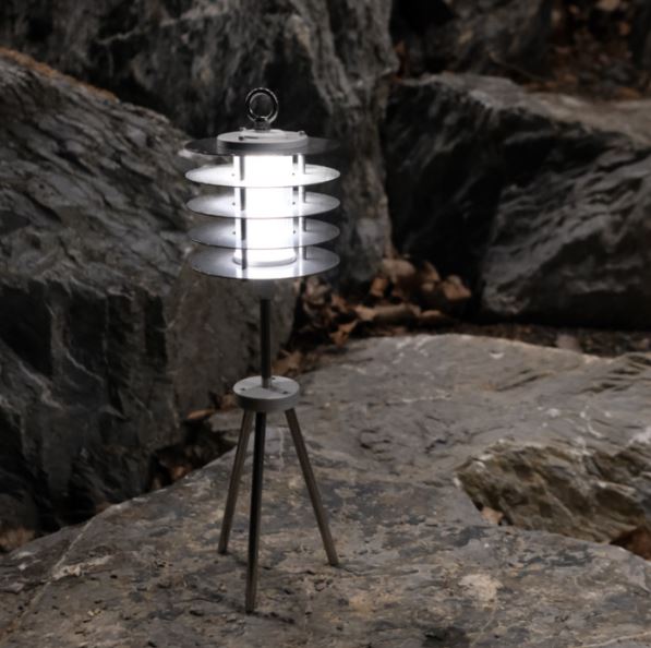 [Kunst Baum] Nessen 110 & Mono  Base Stand for 38explore lantern – Camping Lantern Stand, Height Adjustable