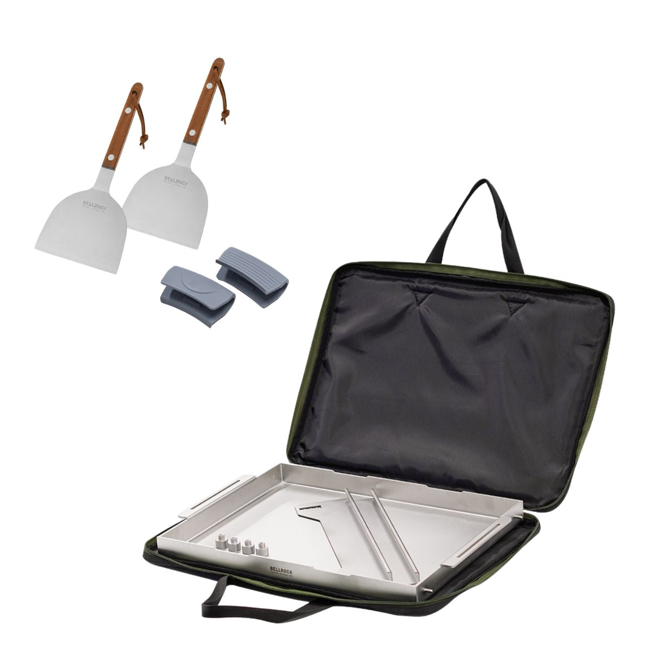 [BellRock] Height-Adjustable IGT Teppanyaki  Griddle Pan Set