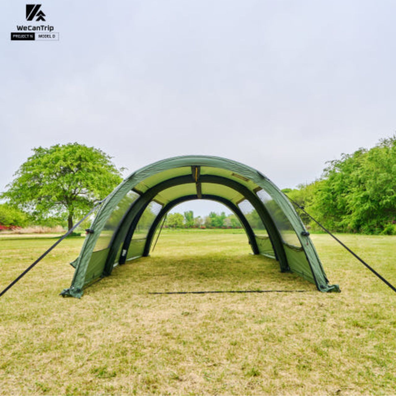 [We Can Trip] Model D Light-Weighted Air Tent, Shelter (Khaki, Black)