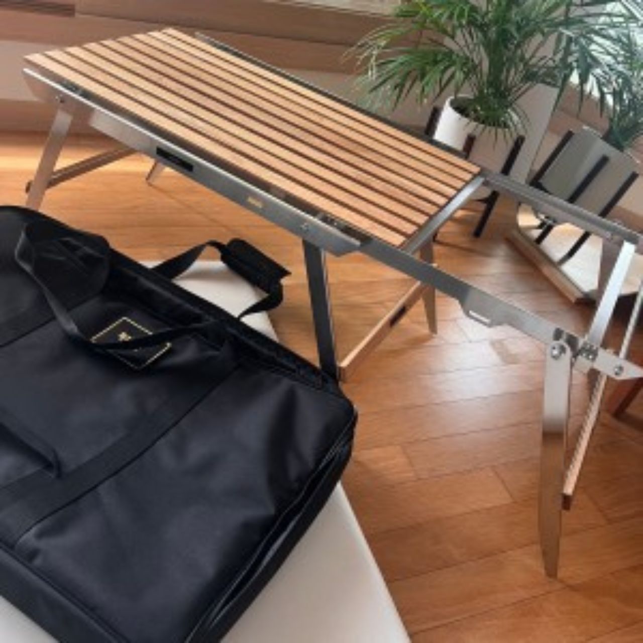 [Billy Design] Wood Steel Fold-able IGT Camping Table