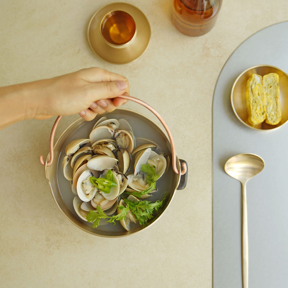 [Notdam] Handle Shabu-Shabu Brass Pot
